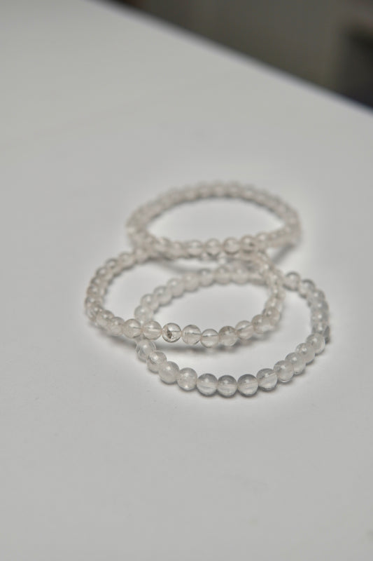 Kugelarmband Bergkristall Medium