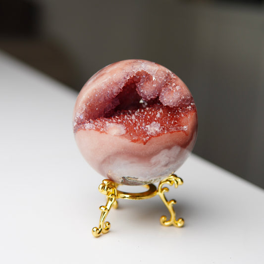 Pink Amethyst Kugel - Brasilien