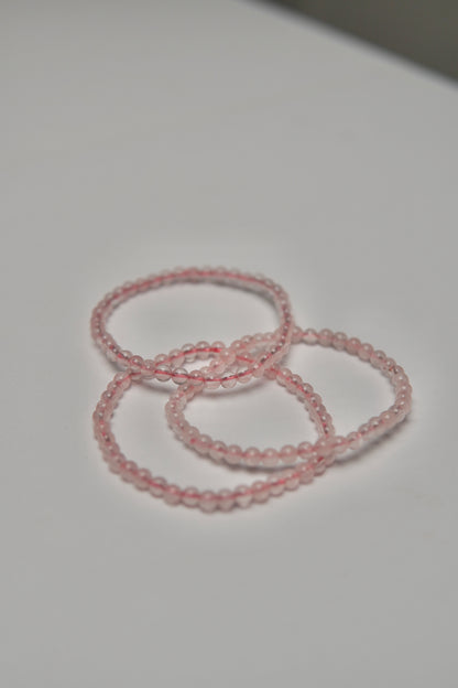 Kugelarmband Rosenquarz
