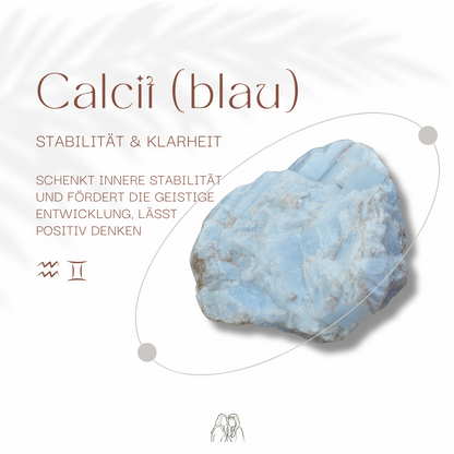 Essential Edelsteinbaum Chalcedon & Blauer Calcit