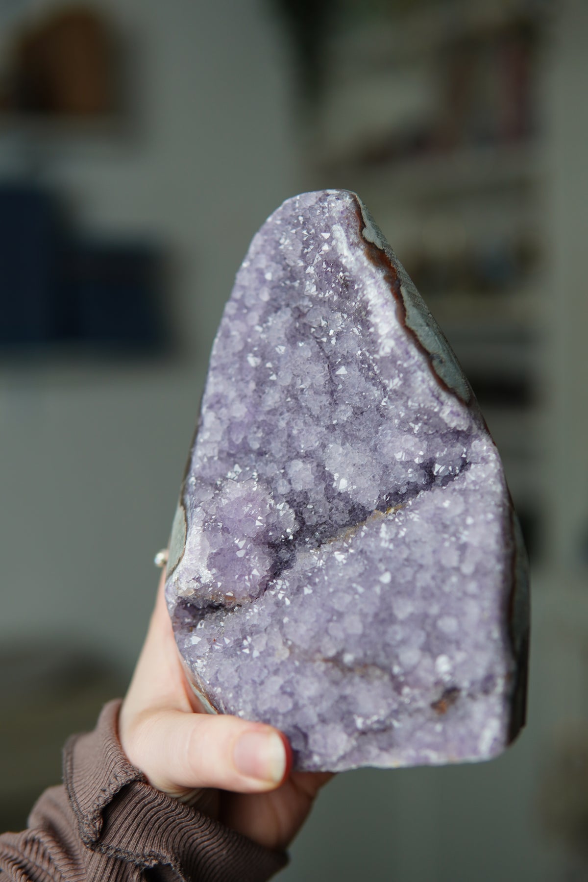 Lavendel Sugar Amethyst Cluster