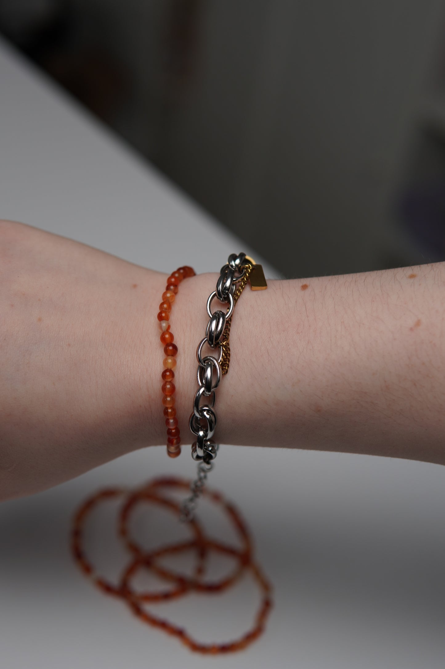 Kugelarmband Karneol