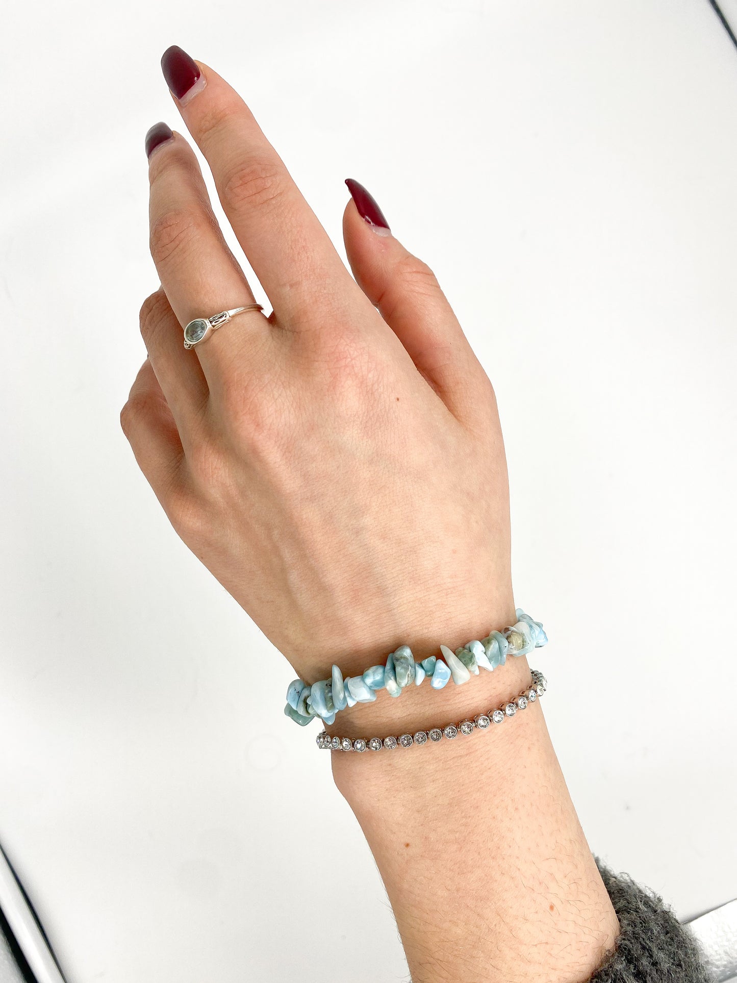 Splitterarmband Larimar