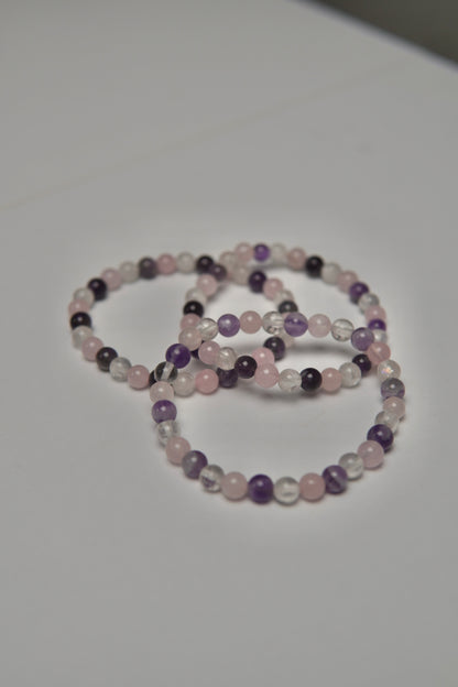 Kugelarmband Edelsteintrio Medium