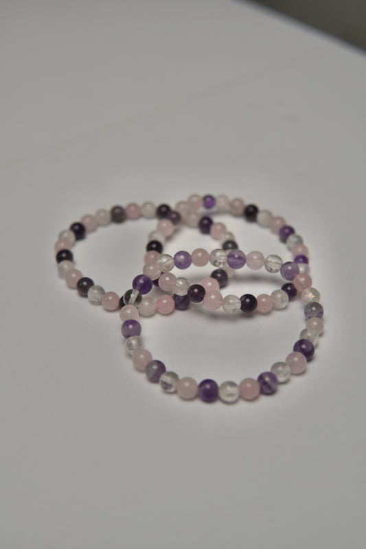 Kugelarmband Edelsteintrio Medium