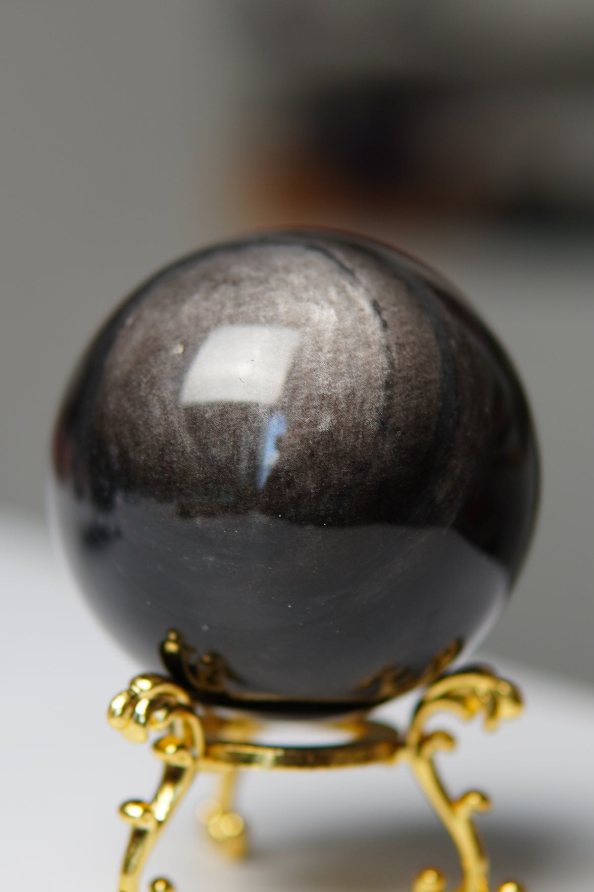 Silber Obsidian Kugel/Sphere