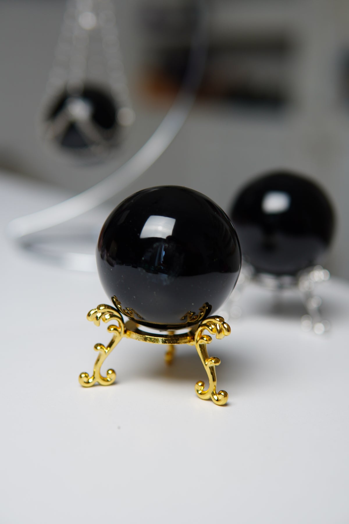 Obsidian Kugel/Sphere