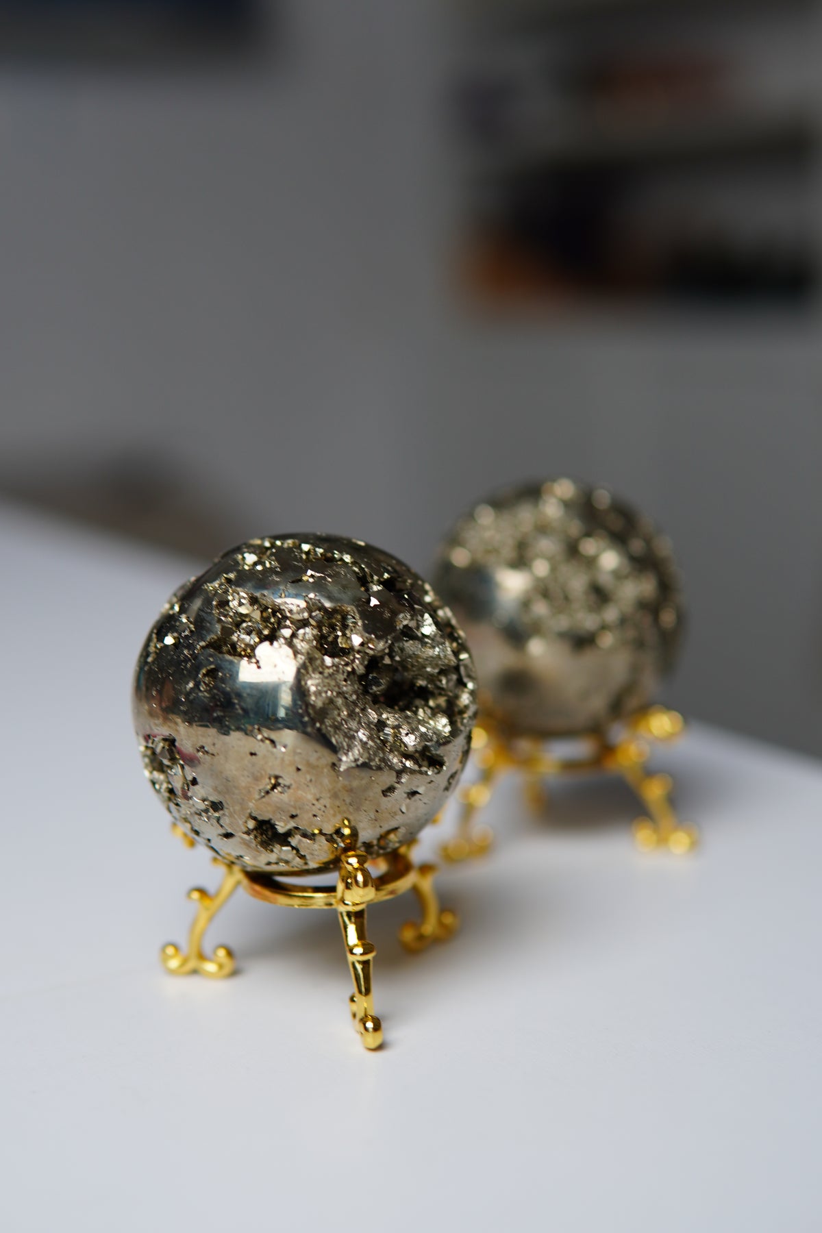 Katzengold Pyrit Kugel/Sphere