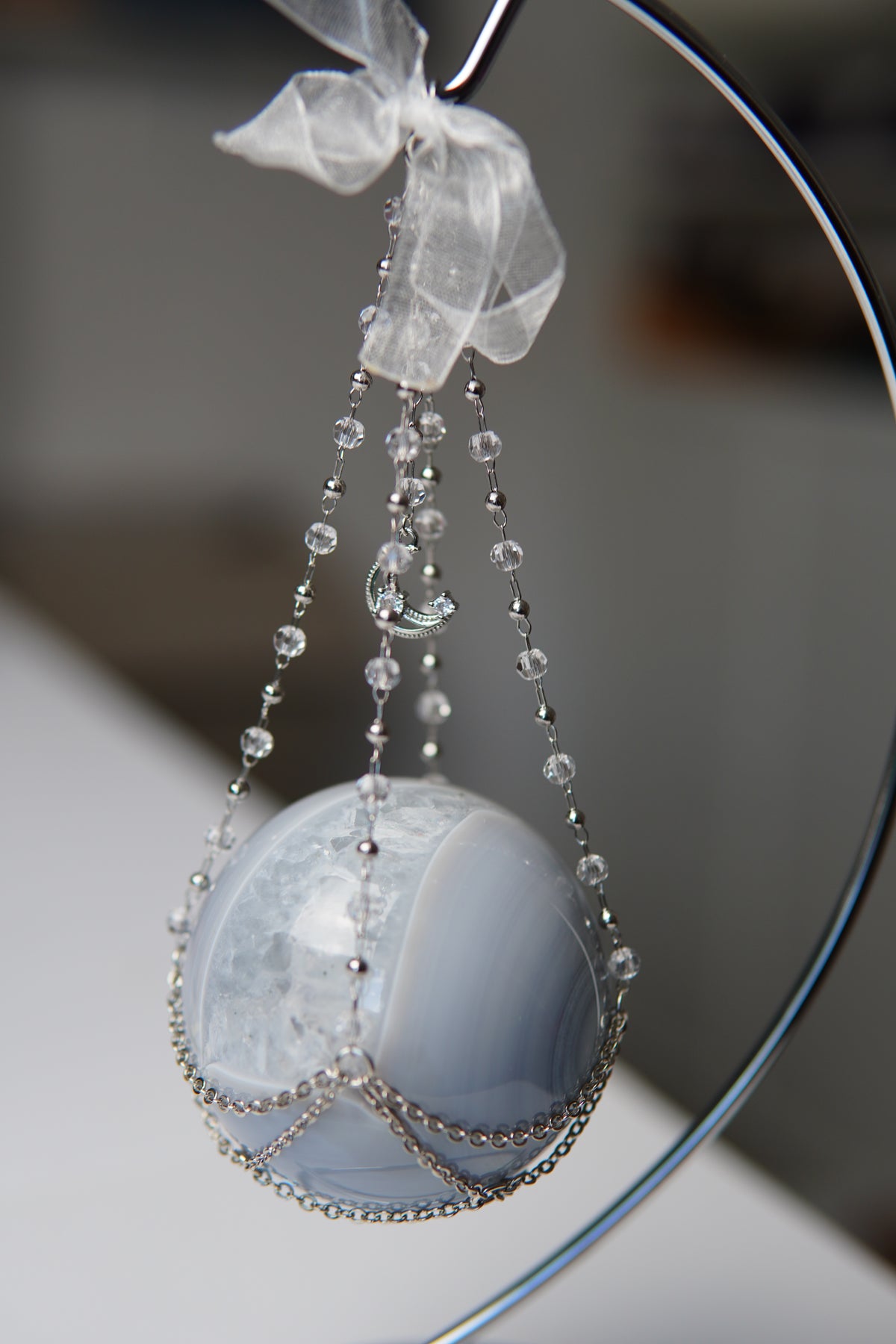 Druzy Achat Sphere/Kugel