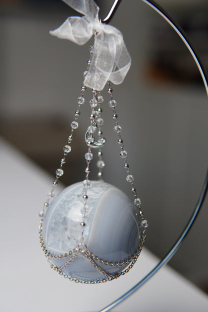 Druzy Achat Sphere/Kugel