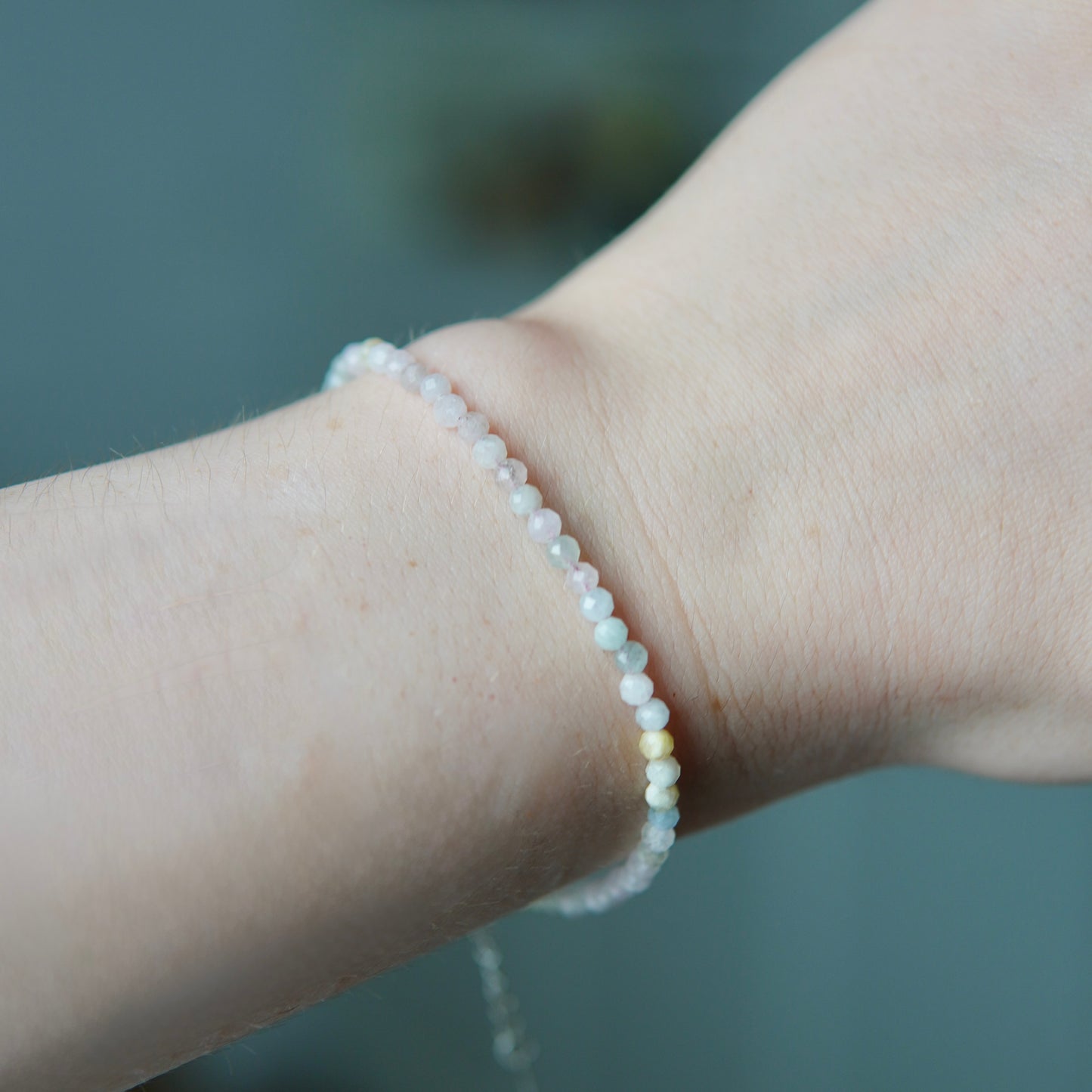Beryl Armband mit Verschluss - Facetttiert