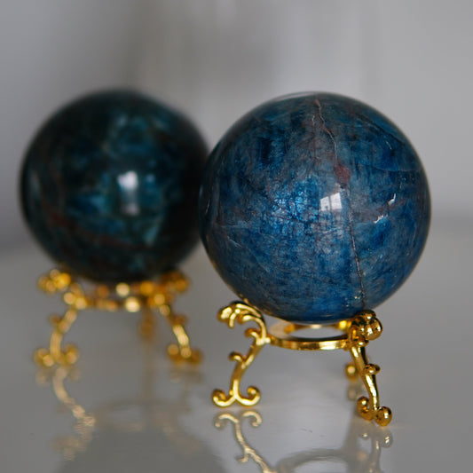 Sphere/Kugel Blauer Apatit