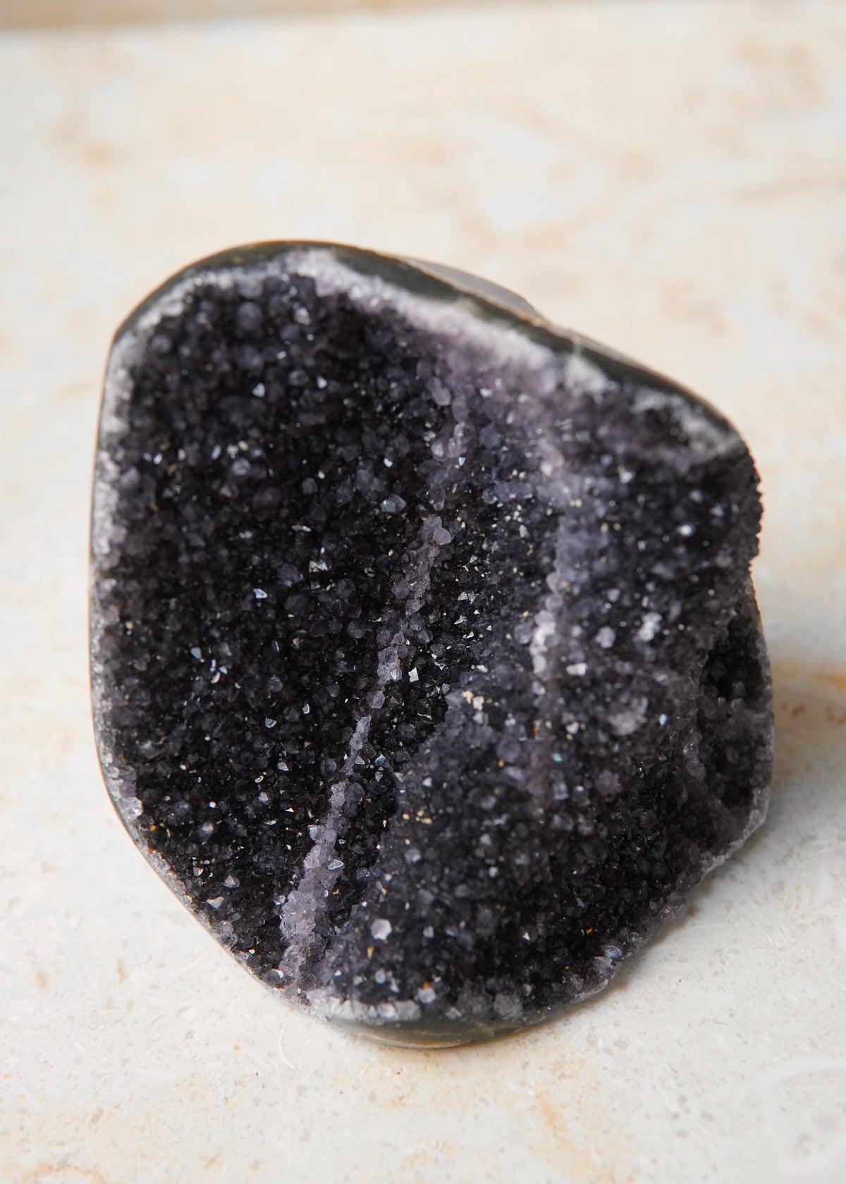 Black Amethyst Cluster - Uruguay