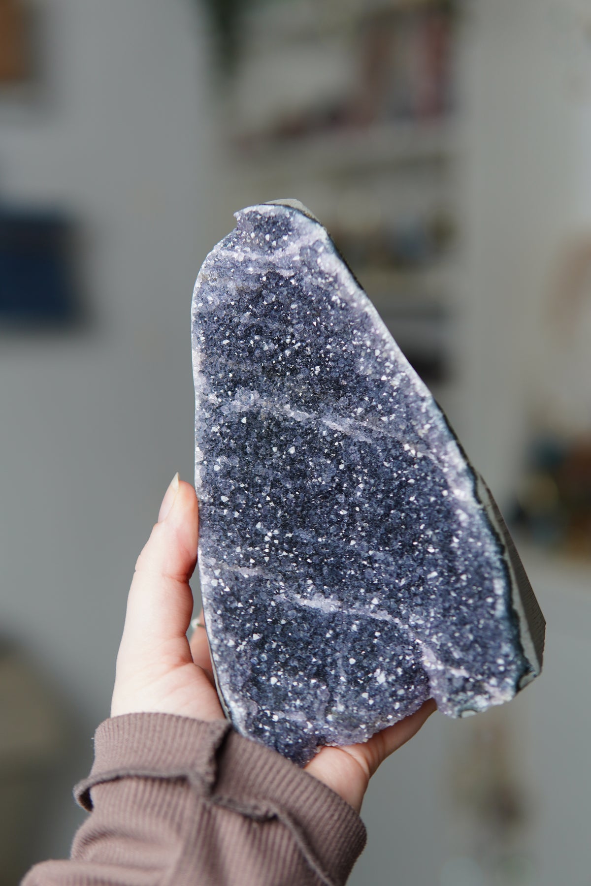 Midnight Sugar Amethyst Cluster
