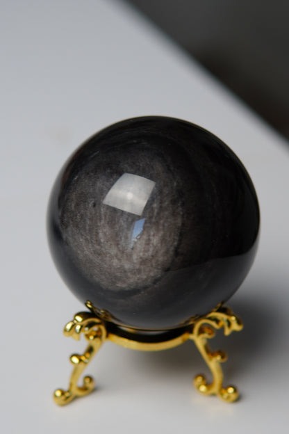 Silber Obsidian Kugel/Sphere