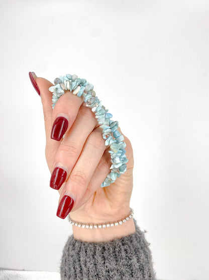 Splitterarmband Larimar