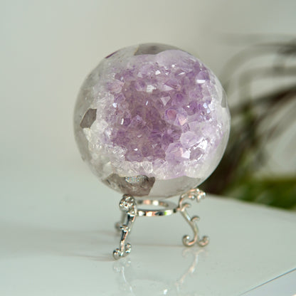 Amethyst Achat Kugel - Brasilien