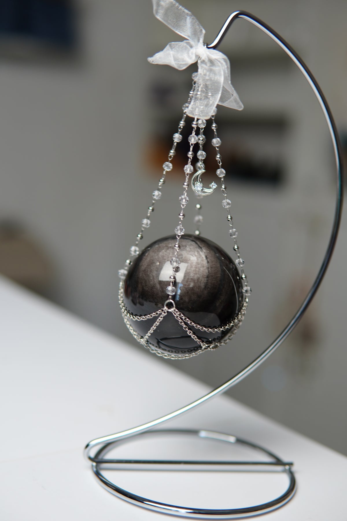 Silber Obsidian Kugel/Sphere