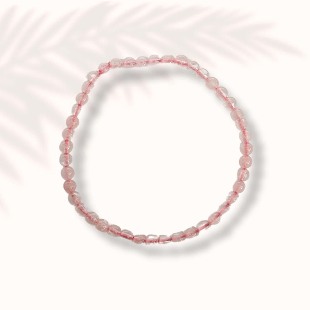 Kugelarmband Rosenquarz