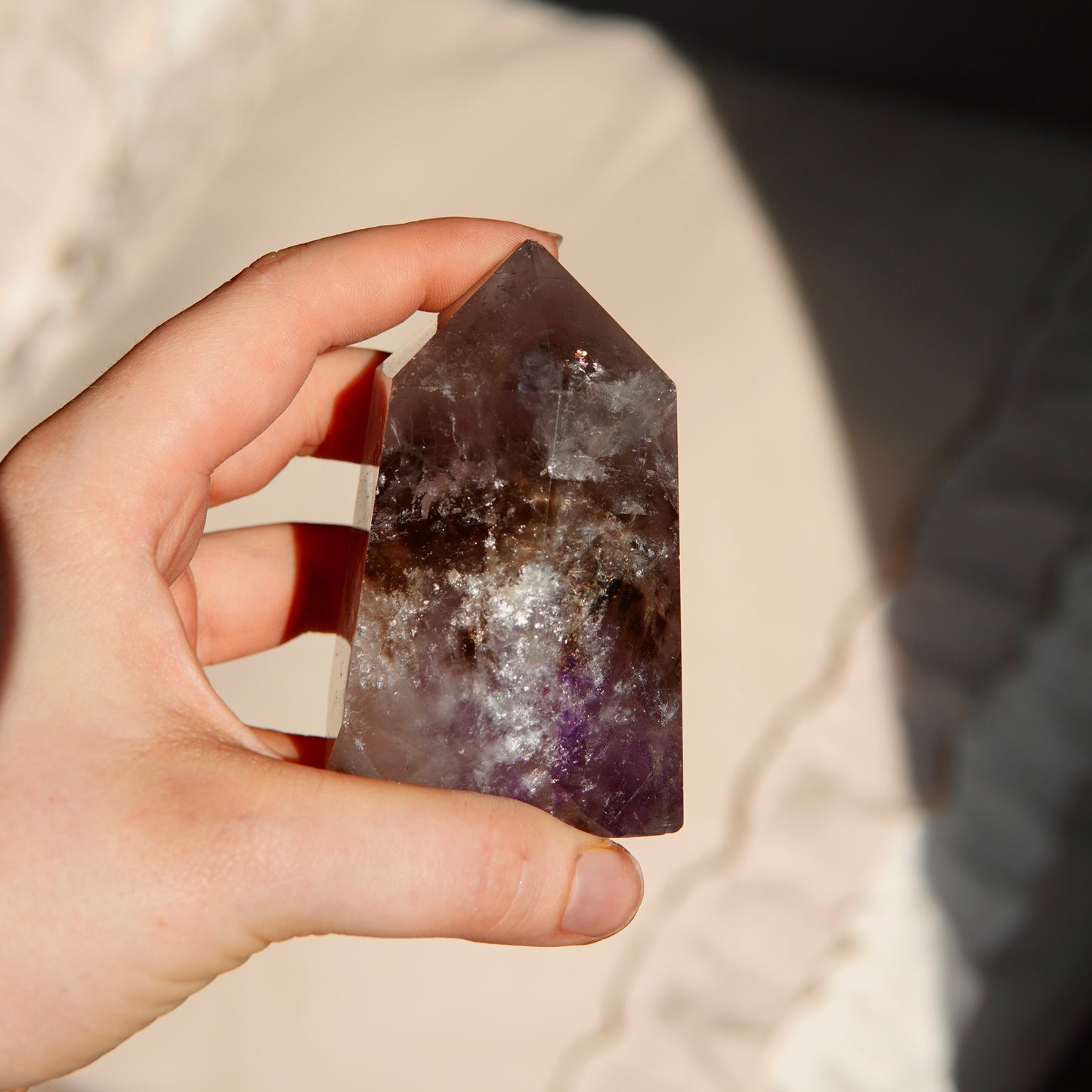 Amethyst Rauchquarz Türme - Brasilien