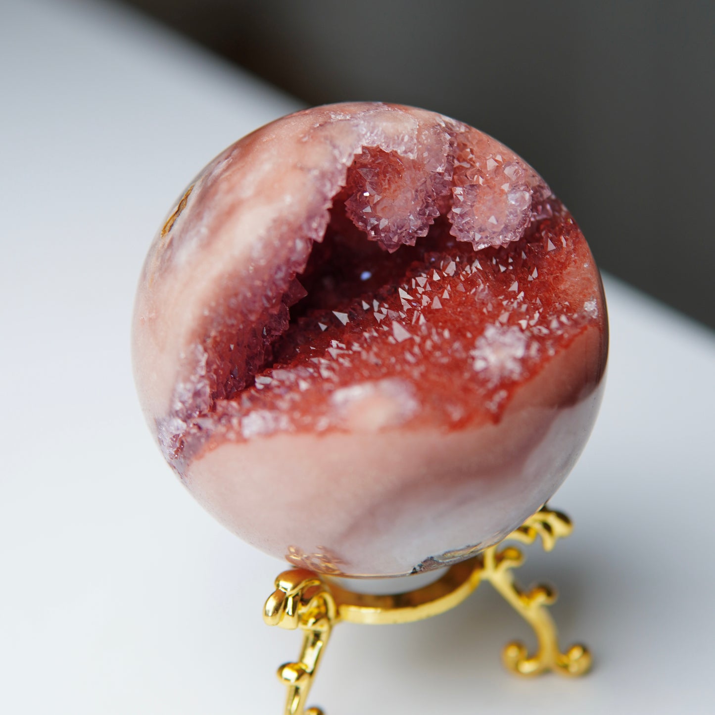Pink Amethyst Kugel - Brasilien