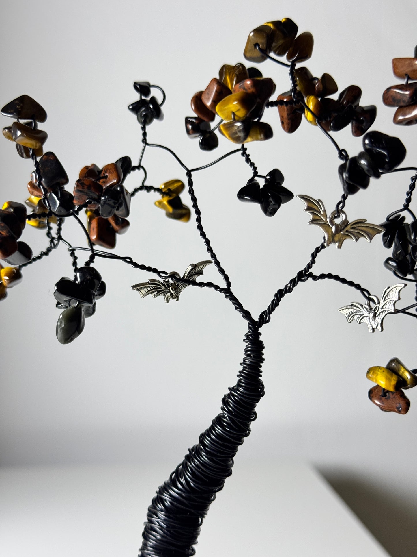 *Einzelstück*- Tigerauge, Onyx, Mahagoni Obsidian